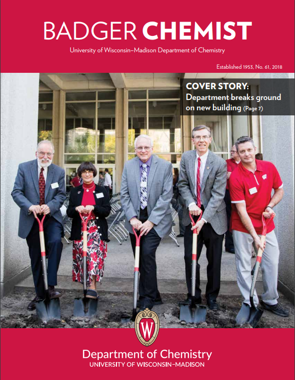 Cover of the Badger Chemist alumni publication
